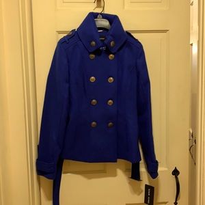 Blue Rivet military jacket.